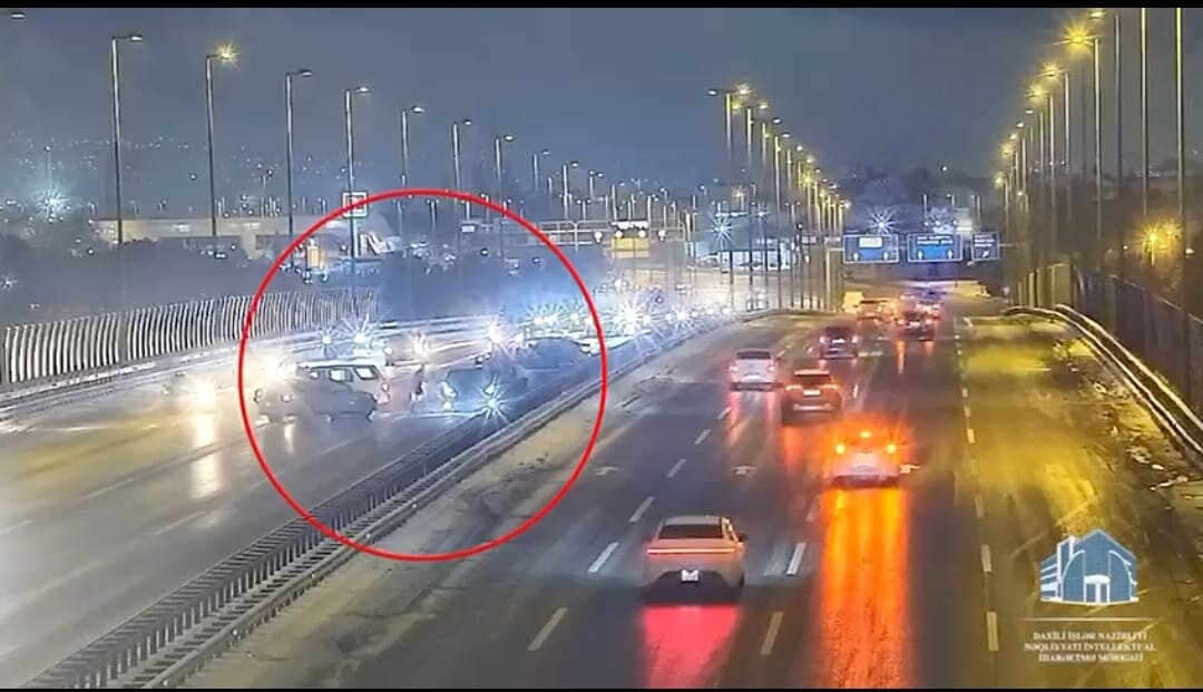 Daxili İşlər Nazirliyi Nəqliyyatı İntellektual İdarəetmə Mərkəzinin məlumatı