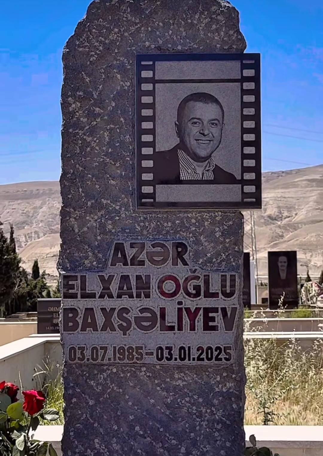 Azər Baxşəliyevin məzar daşı hazırlandı