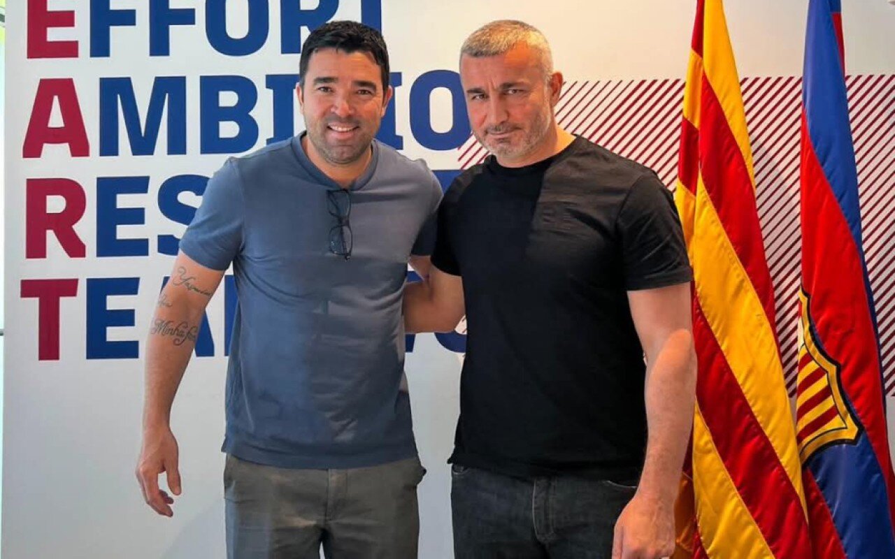 Qurbanov “Barselona”nın baş məşqçisi ilə görüşdü