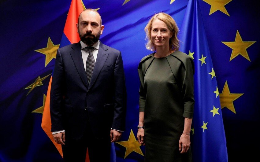 Ararat Mirzoyan və Kaya Kallas Azərbaycan-Ermənistan sülh sazişindən danışıblar