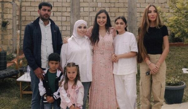Leyla və Arzu Əliyevalar Xızıda bu ailənin qonağı oldu