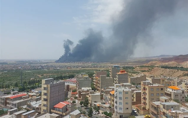 Təbrizdə güclü partlayışlar oldu