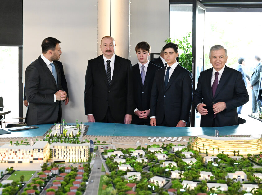 Azərbaycan və Özbəkistan prezidentləri "Sea Breeze" istirahət mərkəzində olublar (FOTO)