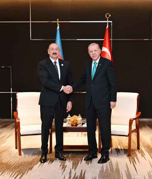 Prezident Ərdoğanla görüşdü