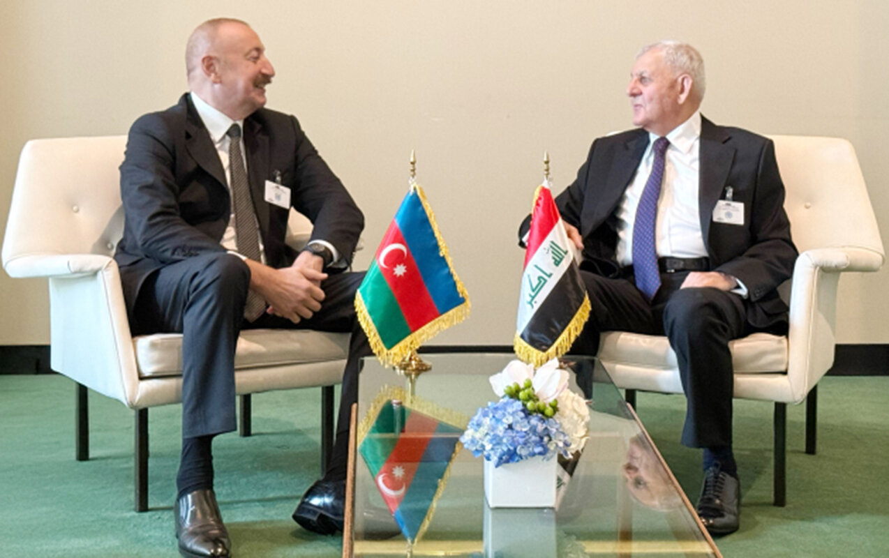 Prezident ABŞ-də iraqlı həmkarı ilə görüşdü