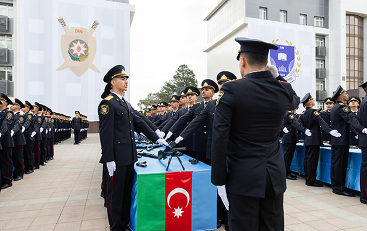 Polis Akademiyasında Bilik günü və andiçmə mərasimi keçirildi - Fotolar (VİDEO)