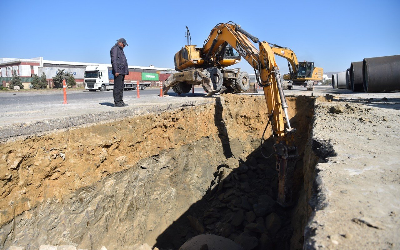 Lökbatanda 23 kilometrlik kollektor tikilir - FOTO/VİDEO