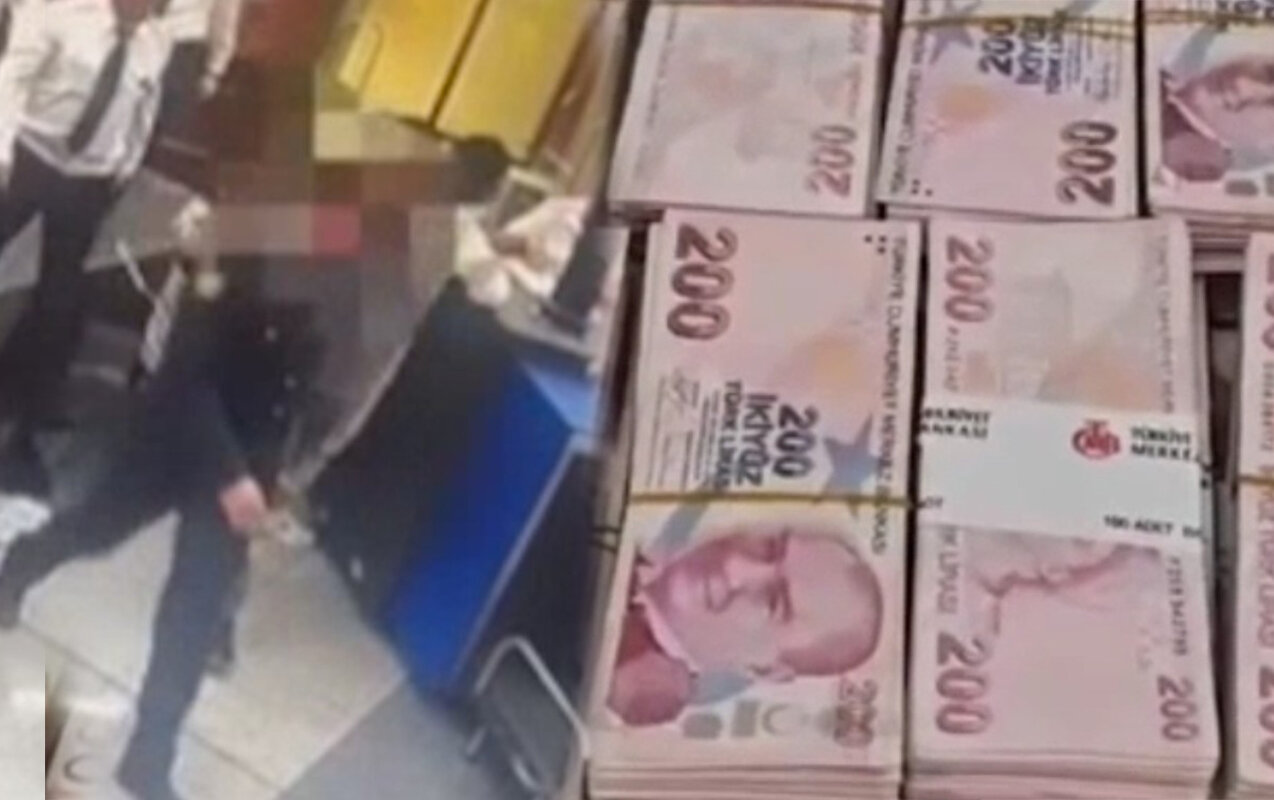 110 min dolları aeroportdan keçirməyə çalışdı - Arasında manat da olub - Video