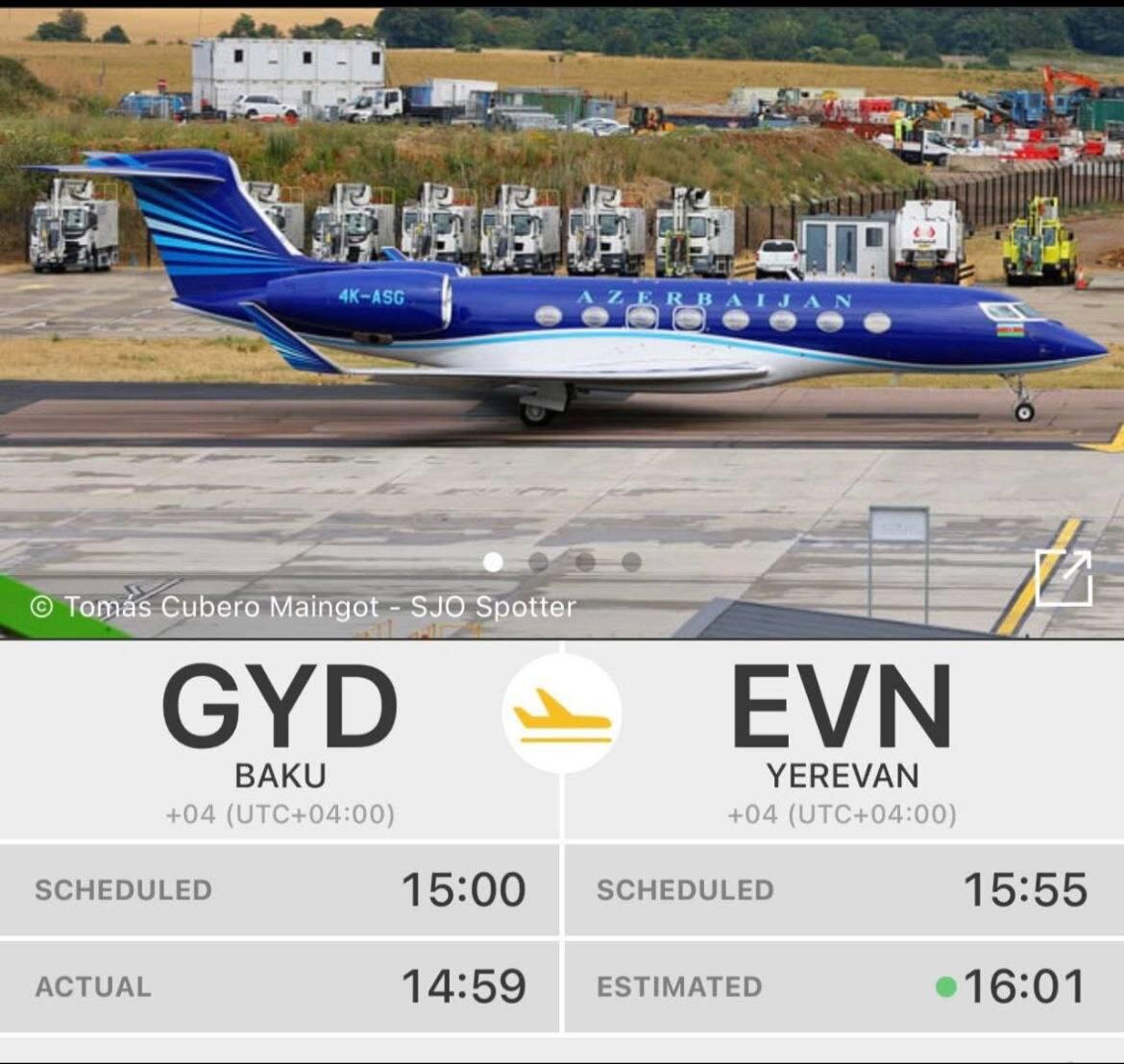 Bakıdan İrəvana uçan təyyarədə kimlər var?