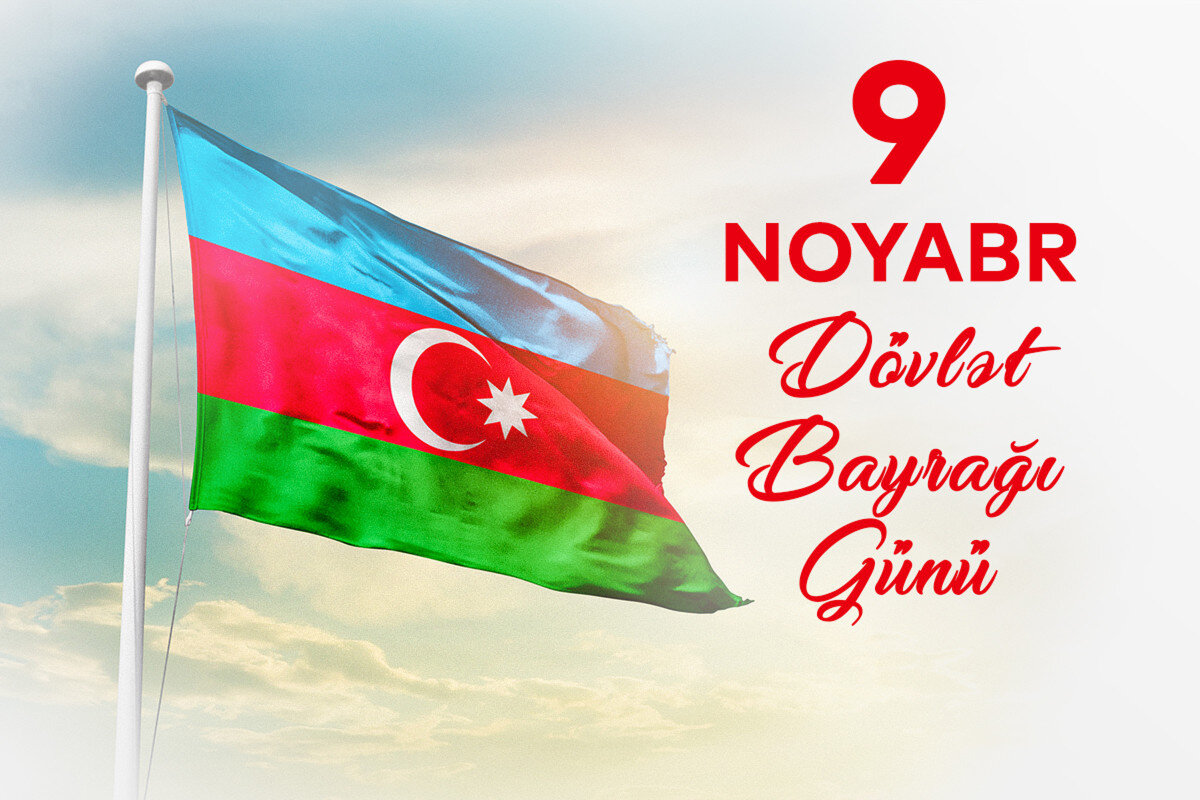 Bayrağımız ölkəmizin bütün ərazisində qürurla dalğalanır