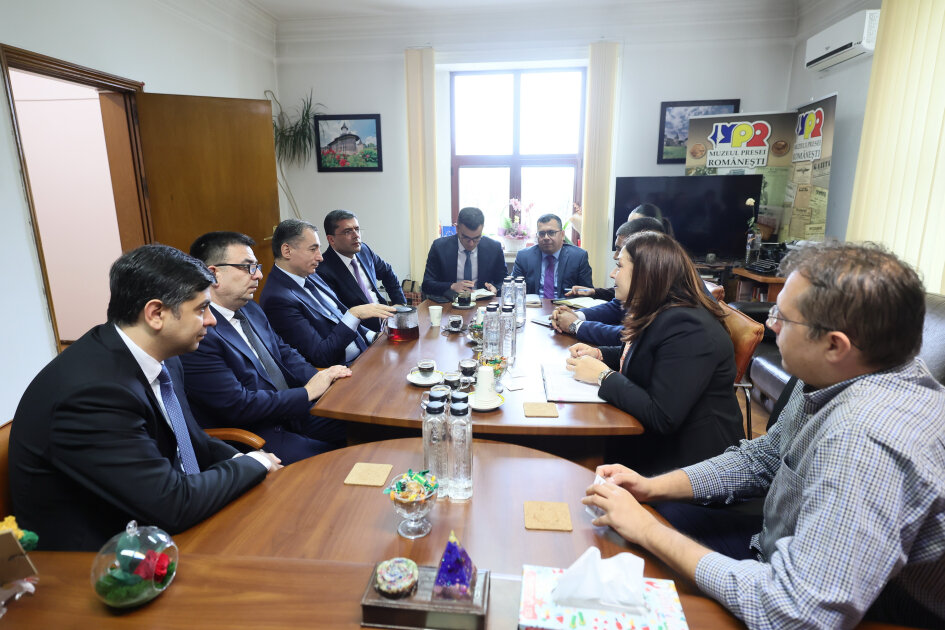 Azərbaycanın və Rumıniyanın milli xəbər agentlikləri arasında əməkdaşlığın dərinləşdirilməsi müzakirə olunub
