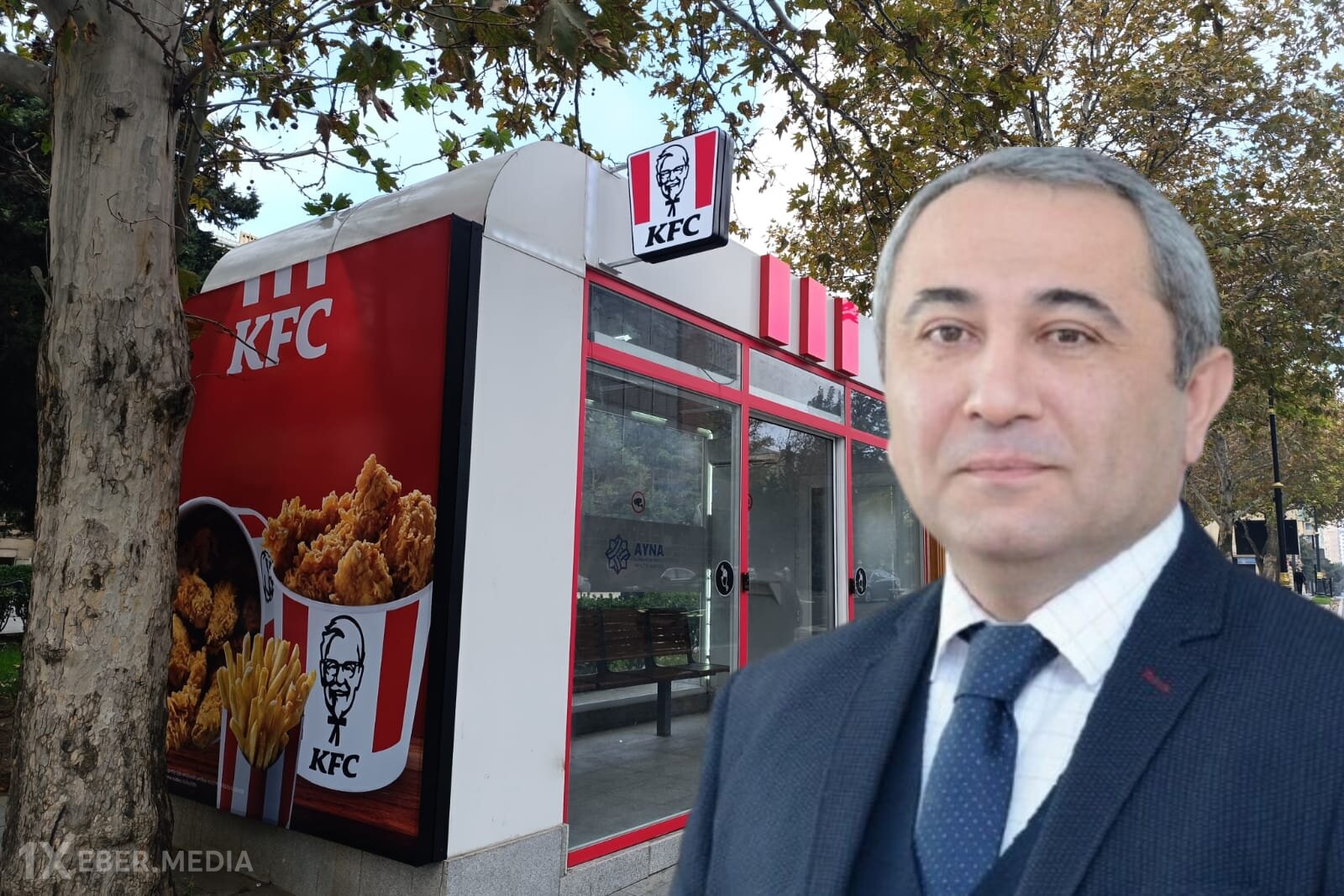 Bakıda dayanacaq KFC reklamları ilə tamamilə örtülüb