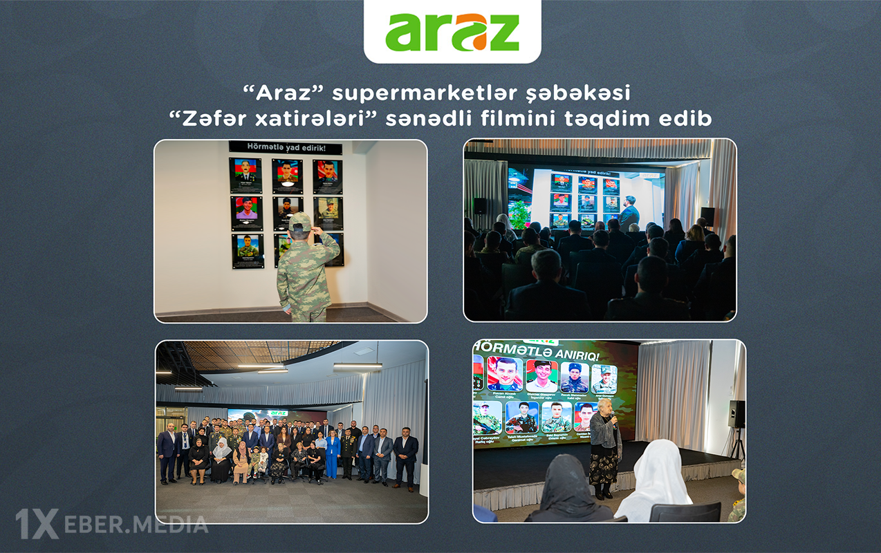 “Araz” supermarketlər şəbəkəsi “Zəfər xatirələri” sənədli filmini təqdim edib