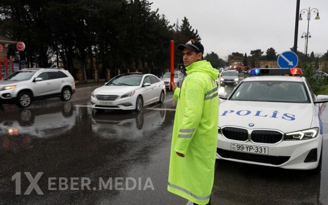 Polis gücləndirilmiş iş rejiminə keçdi - VİDEO (FOTOLAR)