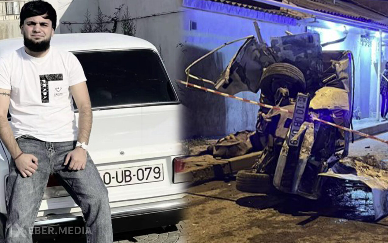 Dəhşətli qəzada ölən 22 yaşlı Ələsgərin  fotosu