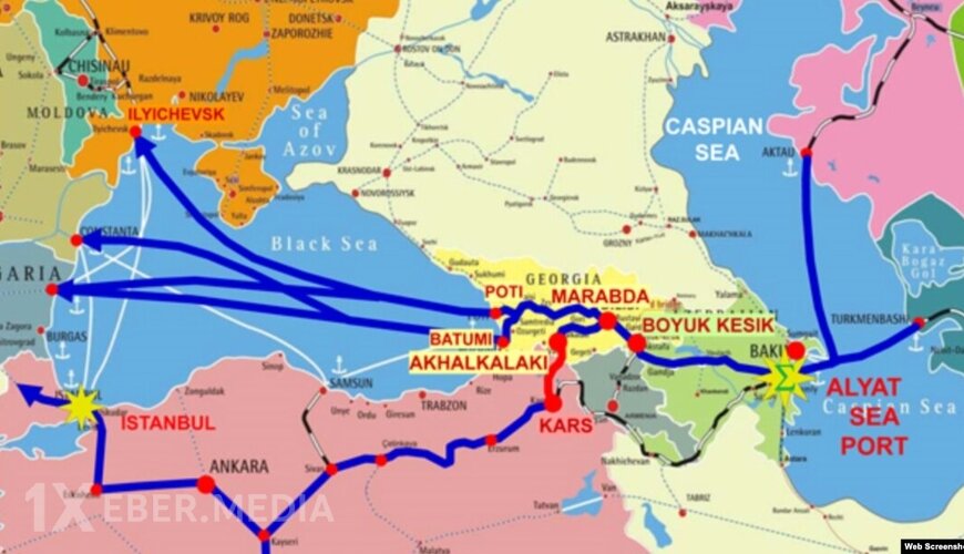 Qazaxıstanın neft nəqli üçün alternativi - Azərbaycan gündəmdə