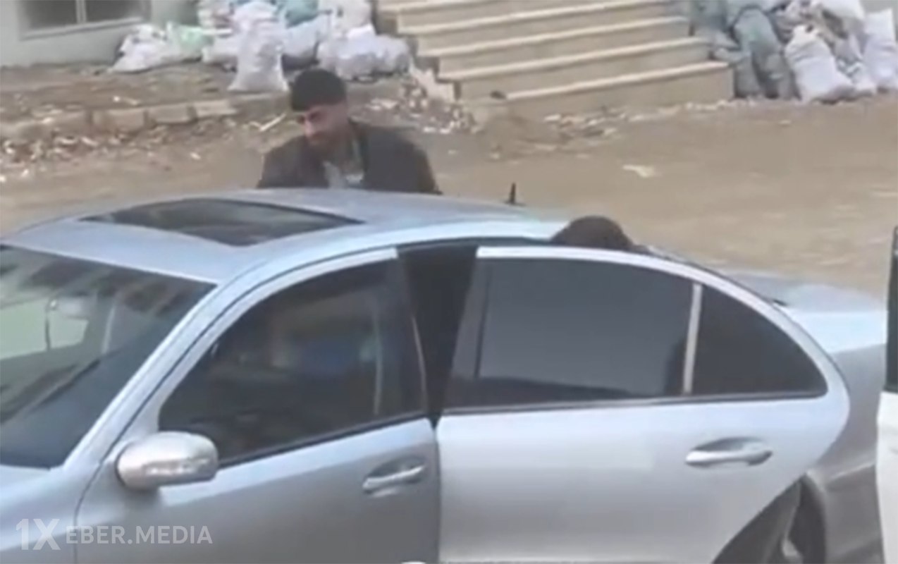 Masazırda qızı zorla maşına mindirib qaçırdılar - Video