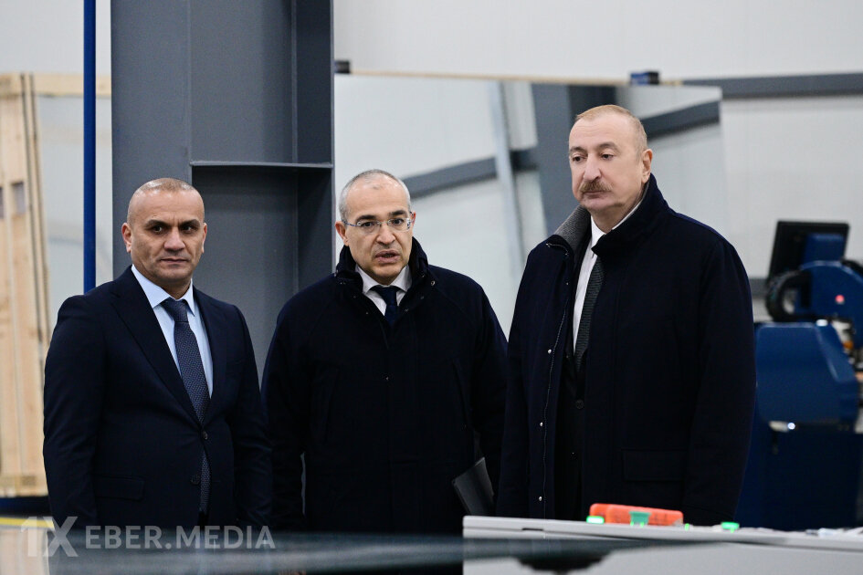 Prezident Sumqayıtda açılışda