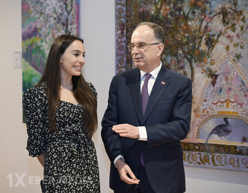 Leyla Əliyeva Albaniya Prezidenti ilə görüşdü