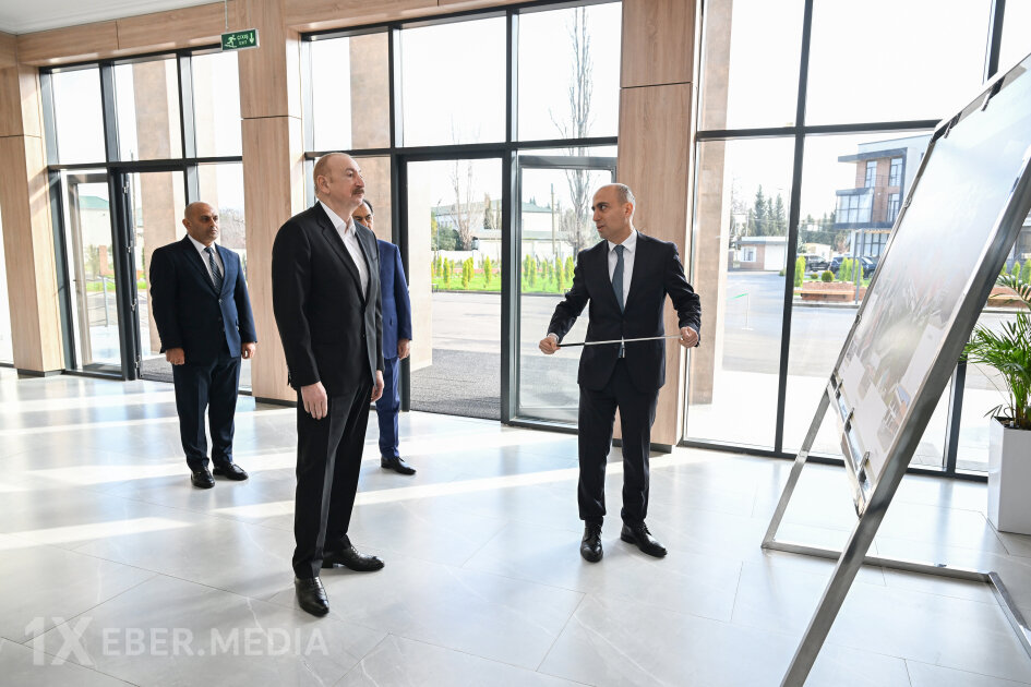 Prezident Lənkəranda açılışda