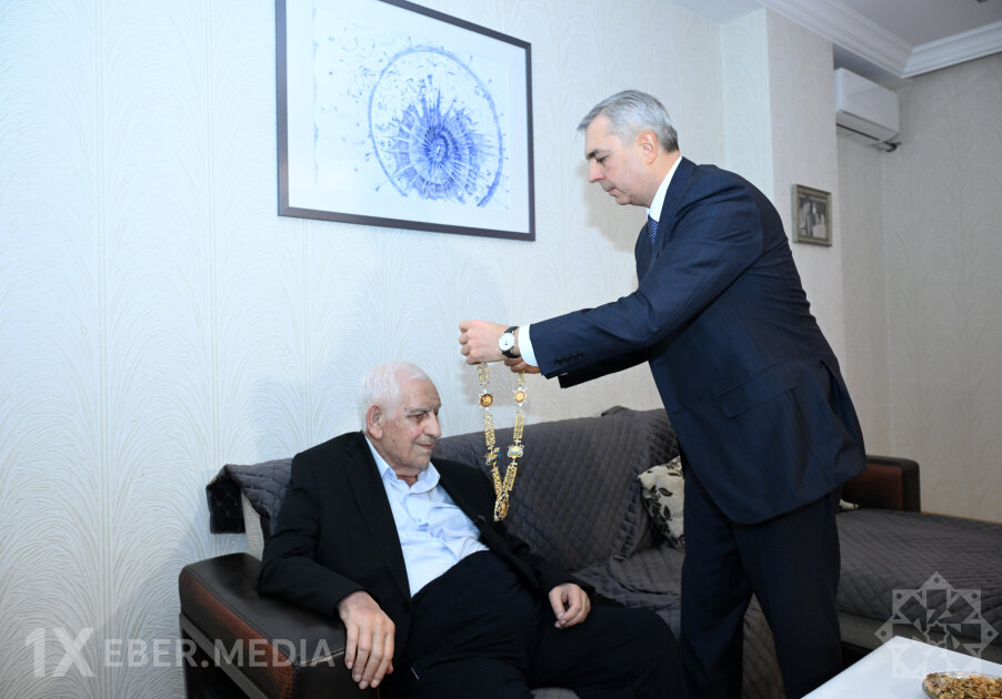 Nəriman Həsənzadəyə “Heydər Əliyev” ordeni təqdim olundu - Fotolar