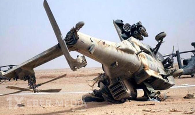 Hərbi helikopter qəzaya uğradı