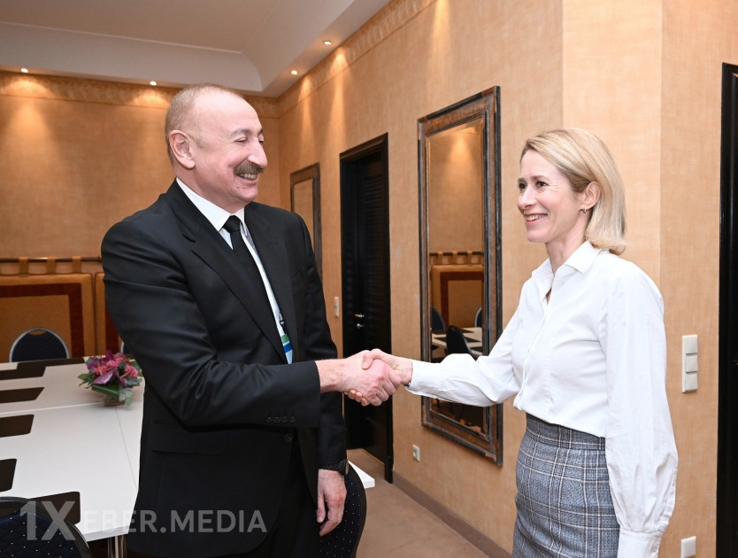 Prezident Münxendə Kaya Kallas ilə görüşüb - FOTO (YENİLƏNİB)