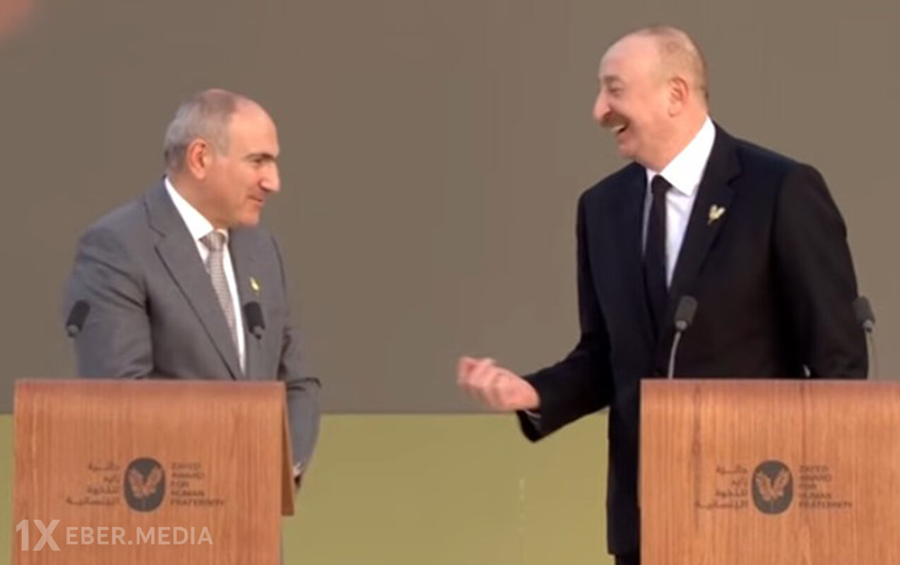 Prezident Paşinyanla zarafatlaşdı - “İlk kim çıxış edəcək?” + Video