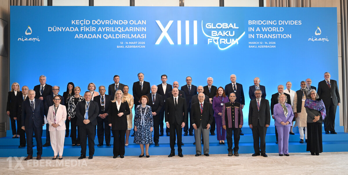 “Keçid dövründə olan dünyada fikir ayrılıqlarının aradan qaldırılması” mövzusunda XIII Qlobal Bakı Forumu işə başlayıb