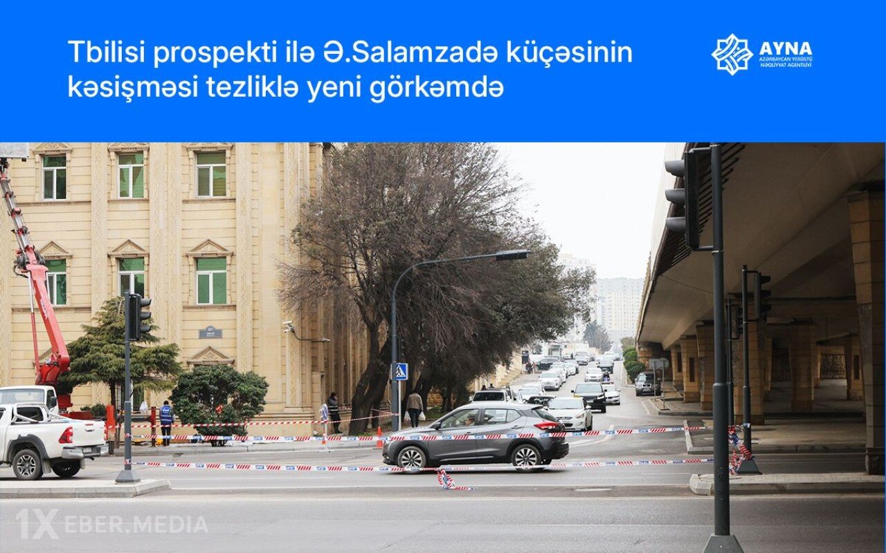 Paytaxtın bu prospektində hərəkət sxemi dəyişir