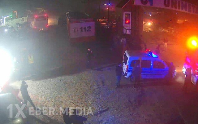 Polis yanğın baş vermiş ərazidə nəzarəti gücləndirdi - FOTOLAR