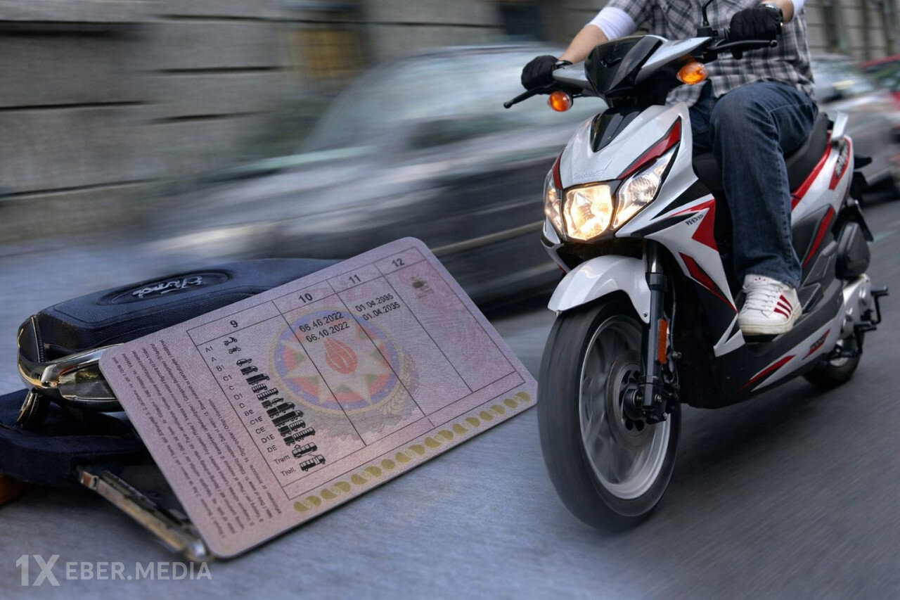 Moped sürənlərdən bu gündən vəsiqə tələb olunur