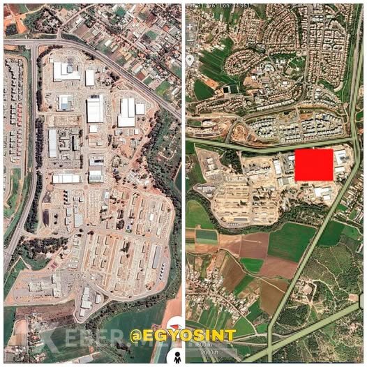 İranın ballistik raket zərbəsindən sonra İsrailin “Ben Ami” hərbi bazasında yanğın baş verib