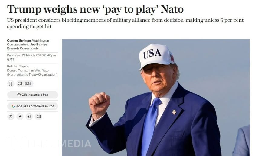 NATO ölkələrinin bir hissəsi alyans nizamnaməsinin 5-ci maddəsinin müdafiəsindən məhrum ola bilər
