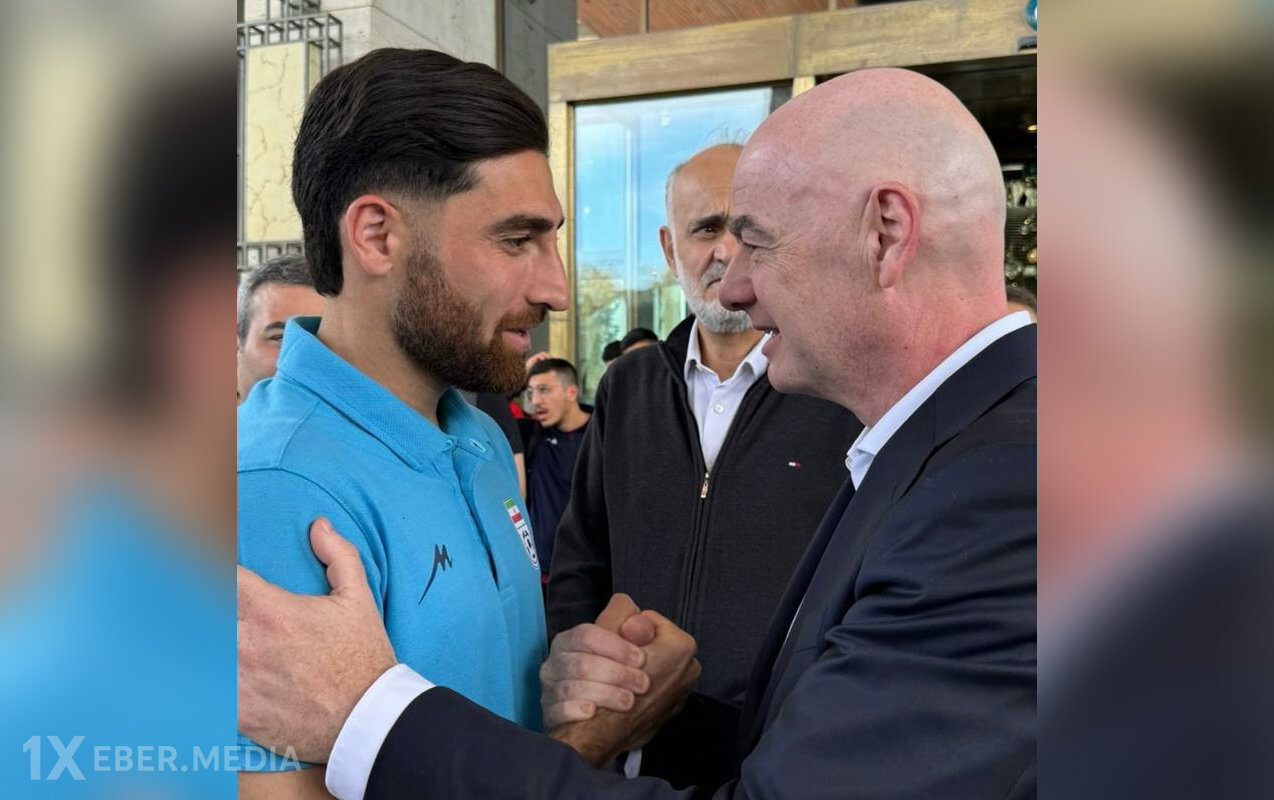 İnfantino iranlı futbolçularla görüşdü