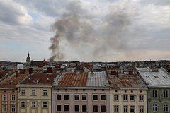 Rusiya ordusu Lvovda Ukrayna muzdlularının bazasını vurub