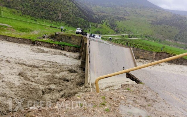 Sel Gilgilçay körpüsünü uçur, yol bağlandı