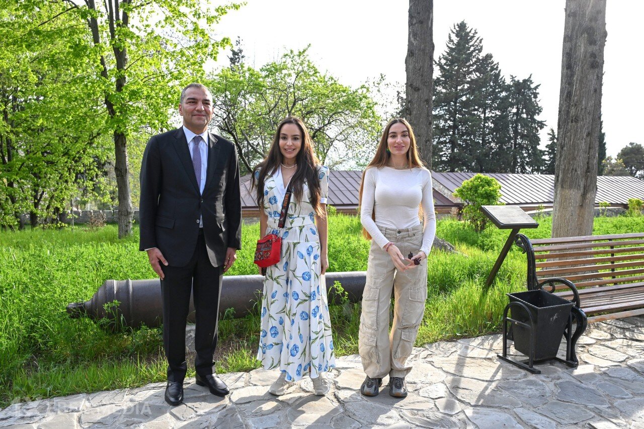 Leyla Əliyeva Şəki səfərindən fotolar paylaşdı