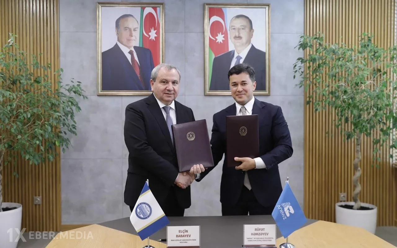 BDU “AnewZ” beynəlxalq televiziya kanalı ilə əməkdaşlığa başlayır - FOTOLAR