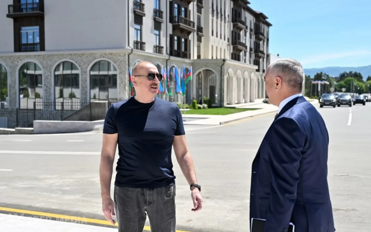 Prezident Xankəndidə açılışda iştirak edib