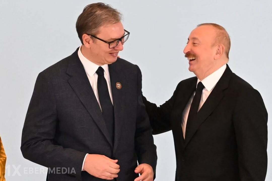 İlham Əliyevin Vuçiçlə səmimi - Fotoları