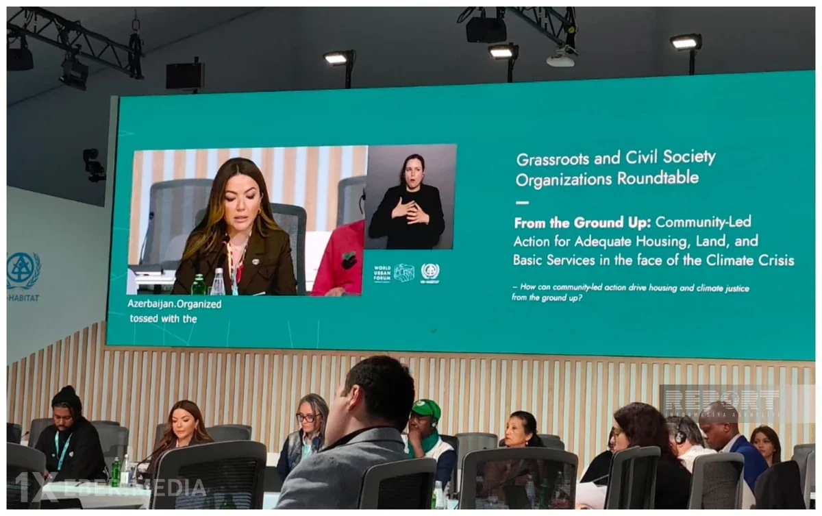 Aygün Əliyeva: COP29-dan sonra WUF13-ün Azərbaycanda keçirilməsi ölkəyə göstərilən etimadın nəticəsidir