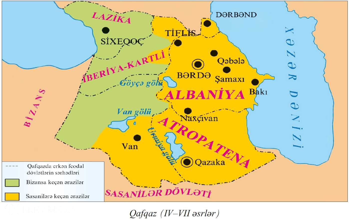 1300-cü ilin dünya xəritəsində Azərbaycan coğrafiyası