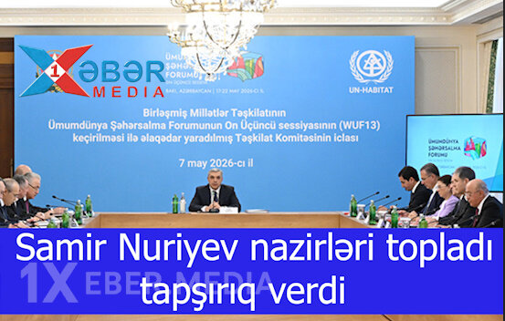 Samir Nuriyev nazirləri topladı,tapşırıq verdi-VİDEO