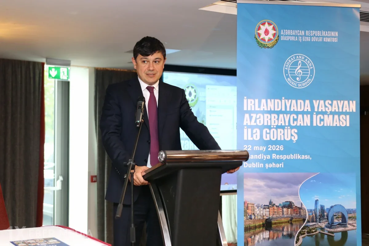 Fuad Muradov Dublində Azərbaycan icması ilə görüşüb