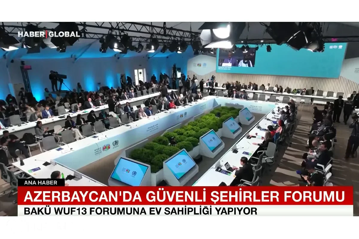 "Haber Global" "WUF13"ün ilk günü haqqında süjet hazırlayıb