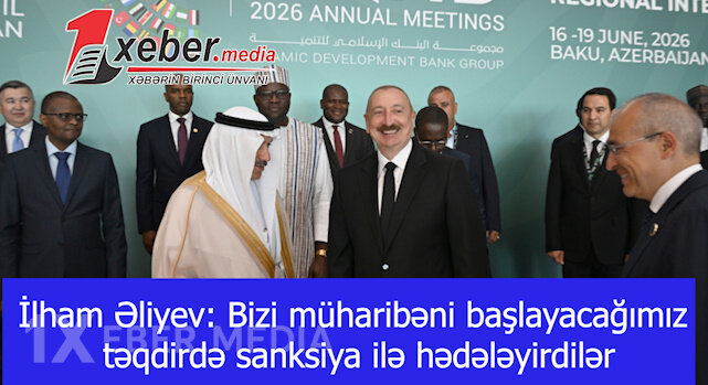 İlham Əliyev: Bizi müharibəni başlayacağımız təqdirdə sanksiya ilə hədələyirdilər-VİDEO