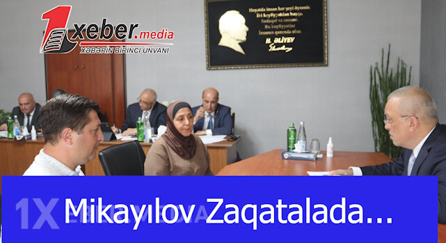 Mikayılov Zaqatalada...-VİDEO