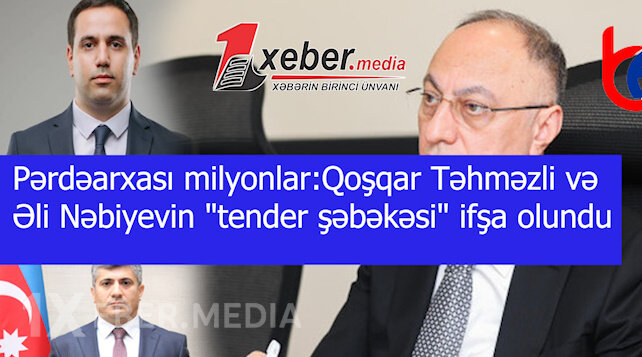 Pərdəarxası milyonlar:Qoşqar Təhməzli və Əli Nəbiyevin "tender şəbəkəsi" ifşa olundu-VİDEO
