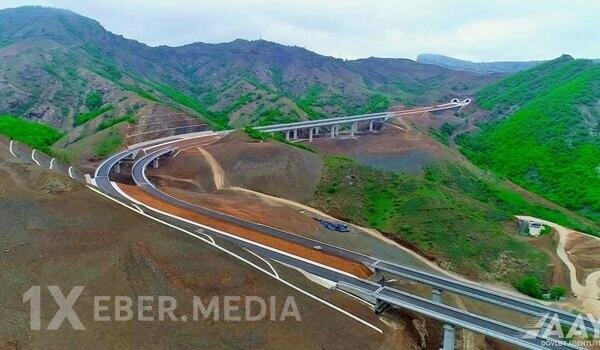 Qarabağdakı ödənişli yoldan möhtəşəm görüntülər - Video